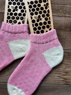 Handmade Merino & Alpaca Slipper Socks – Plush, Warm Comfort for Home & Gift Ideas, Size Medium
