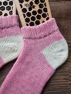 Handmade Merino & Alpaca Slipper Socks – Plush, Warm Comfort for Home & Gift Ideas, Size Medium