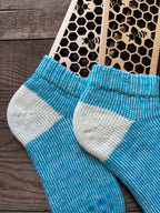 Handmade Merino & Alpaca Slipper Socks – Plush, Warm Comfort for Home & Gift Ideas, Size Medium