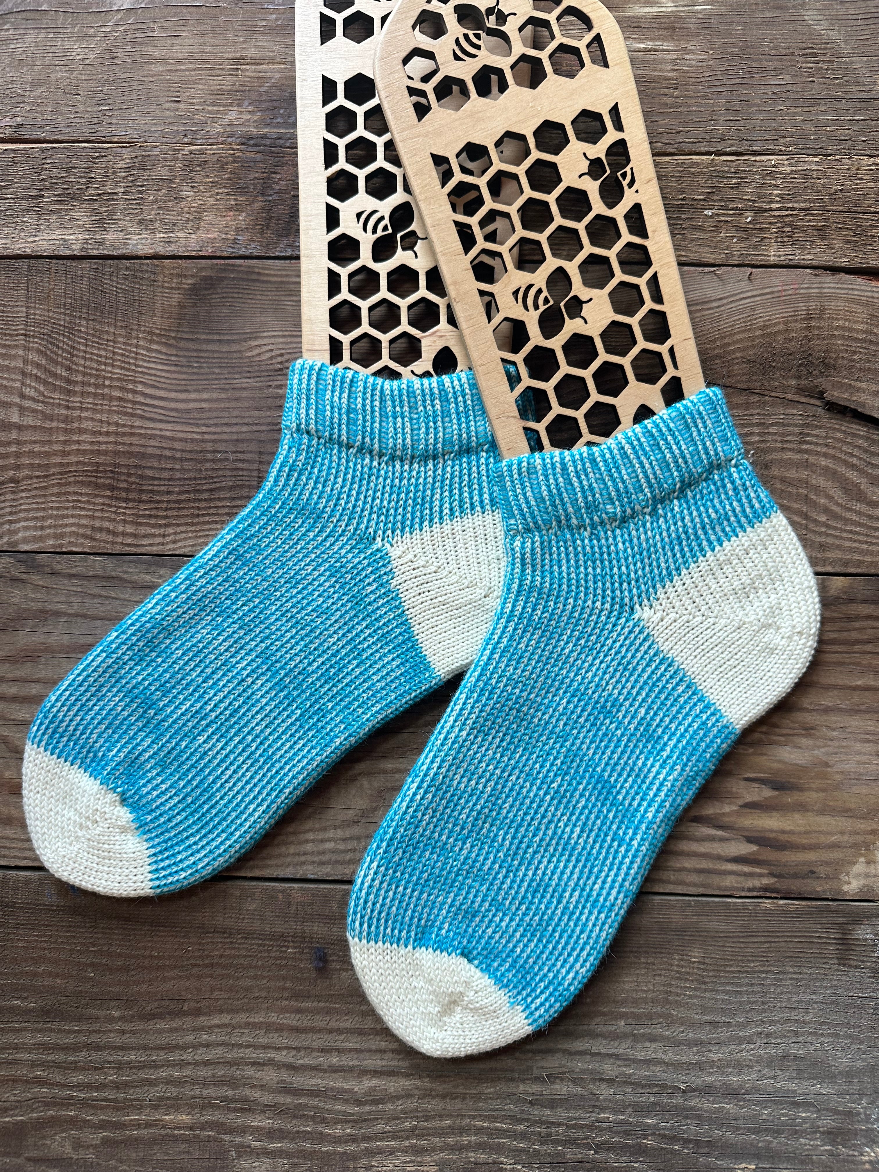 Handmade Merino & Alpaca Slipper Socks – Plush, Warm Comfort for Home & Gift Ideas, Size Medium