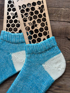 Handmade Merino & Alpaca Slipper Socks – Plush, Warm Comfort for Home & Gift Ideas, Size Medium