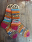 Whimsical Scrappy Handmade Wool Socks - Soft, Warm & Colorful Winter Socks for Women