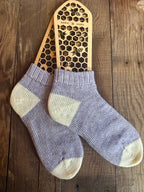 Plush, Warm Comfort for Home & Gift Ideas, Handmade Merino & Alpaca Slipper Socks – Size Medium