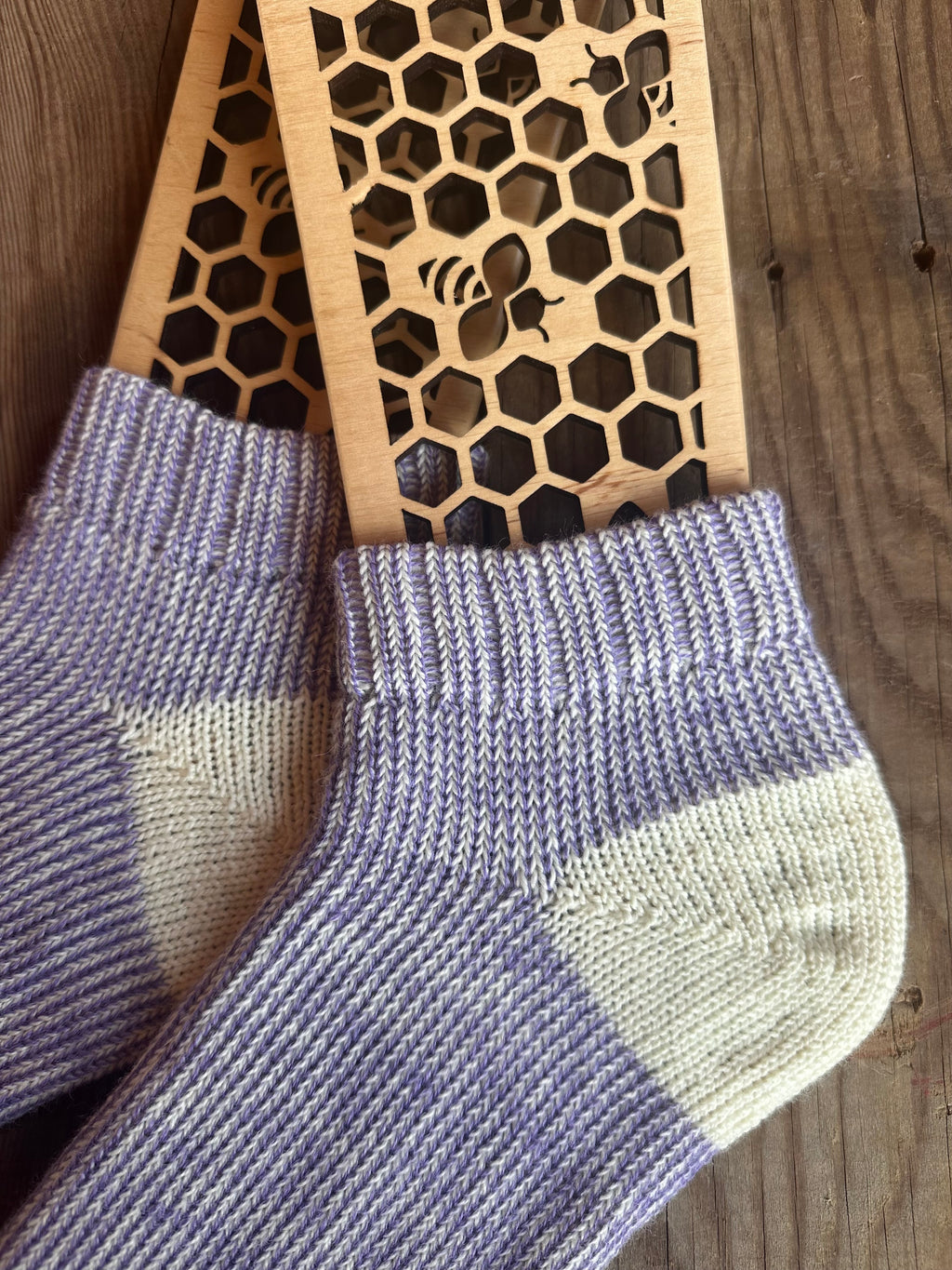 Plush, Warm Comfort for Home & Gift Ideas, Handmade Merino & Alpaca Slipper Socks – Size Medium