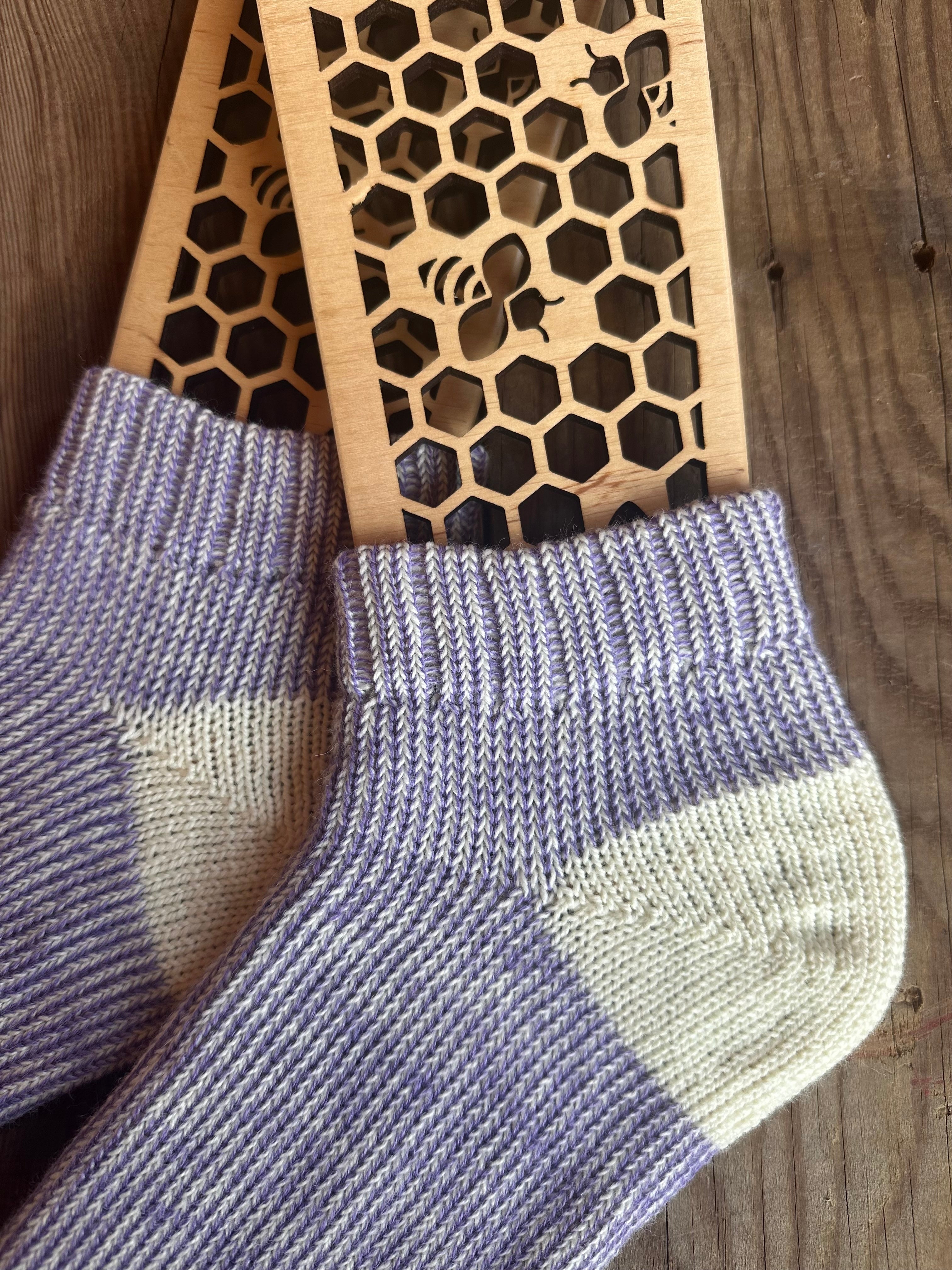 Plush, Warm Comfort for Home & Gift Ideas, Handmade Merino & Alpaca Slipper Socks – Size Medium