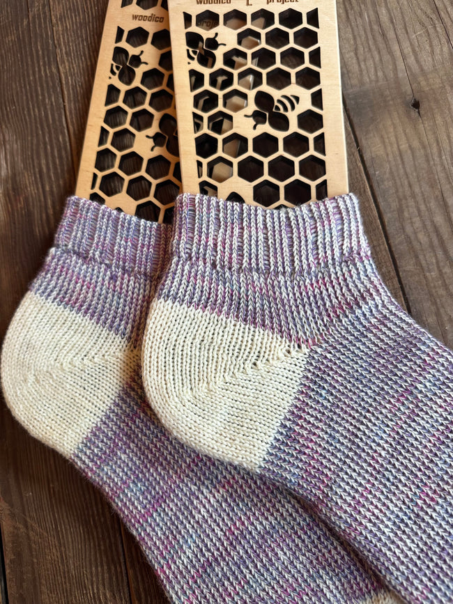Plush, Warm Comfort for Home & Gift Ideas, Handmade Merino & Alpaca Slipper Socks – Size Large Main Image