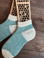 Super Soft Handmade Merino & Alpaca Slipper Socks – Plush, Warm Comfort for Home & Gift Ideas, Size Medium