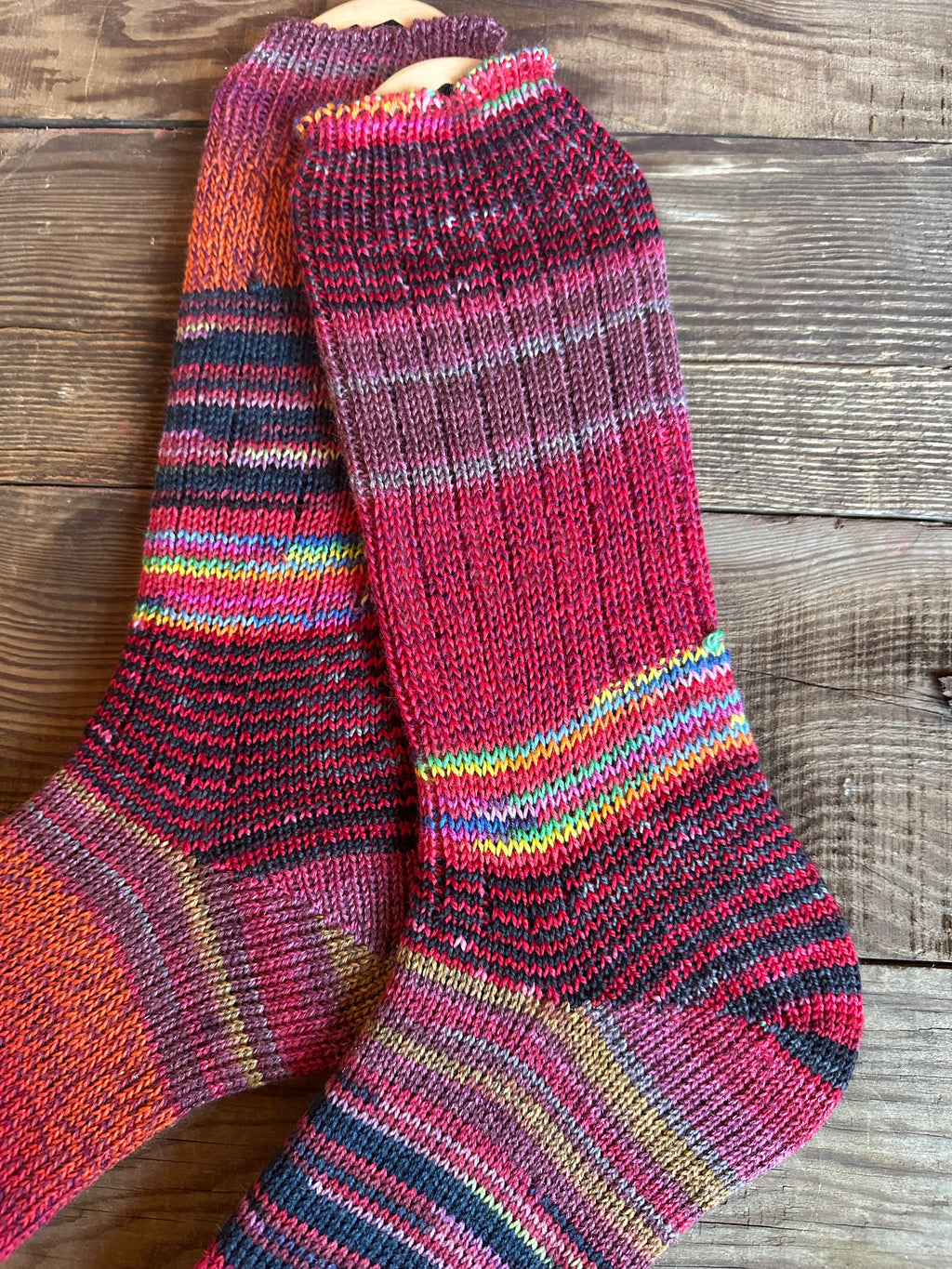 Colorful Merino Wool  Socks, HandMade, Luxurious Softness for Cold Weather, Thoughtful Gift for Loved Ones
