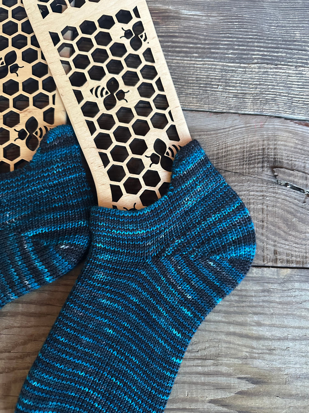 Whimsical Shortie Scrappy Handmade Wool Socks - Soft, Warm & Colorful Winter Socks for Women
