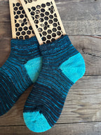 Whimsical Shortie Scrappy Handmade Wool Socks - Soft, Warm & Colorful Winter Socks for Women