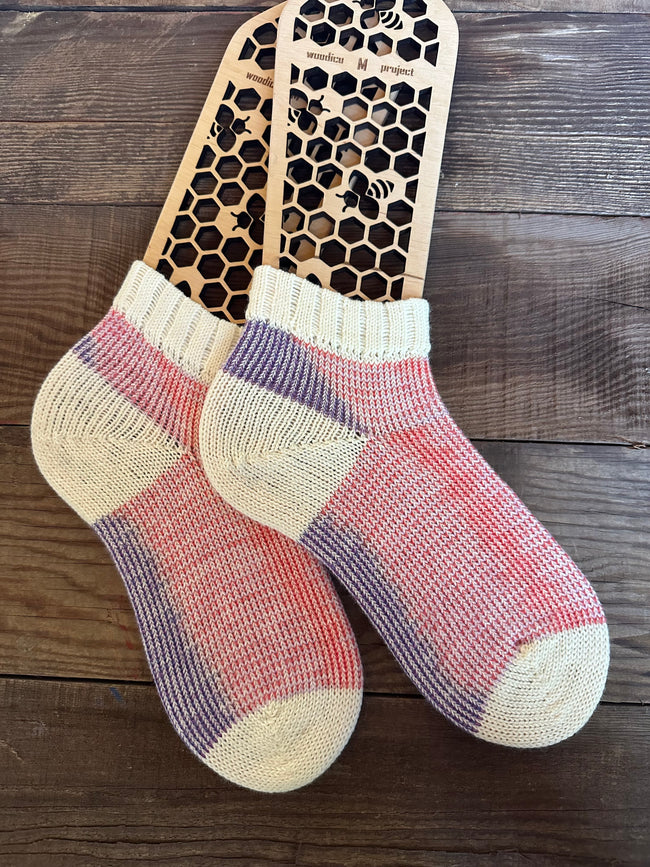 Super Soft Handmade Merino & Alpaca Slipper Socks – Plush, Warm Comfort for Home & Gift Ideas Hover Image