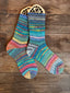 Scrappy and Colorful Merino Wool  Socks, HandMade, Luxurious Softness for Cold Weather, Thoughtful Gift for Loved Ones