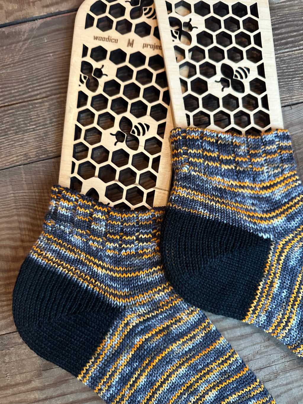 Whimsical Shortie  Handmade Wool Socks - Soft, Warm & Colorful Winter Socks for Women