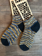 Whimsical Shortie  Handmade Wool Socks - Soft, Warm & Colorful Winter Socks for Women