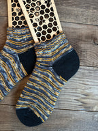 Whimsical Shortie  Handmade Wool Socks - Soft, Warm & Colorful Winter Socks for Women