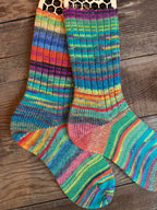 Scrappy and Colorful Merino Wool  Socks, HandMade, Luxurious Softness for Cold Weather, Thoughtful Gift for Loved Ones