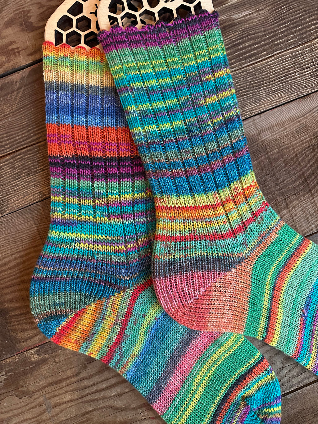 Scrappy and Colorful Merino Wool  Socks, HandMade, Luxurious Softness for Cold Weather, Thoughtful Gift for Loved Ones