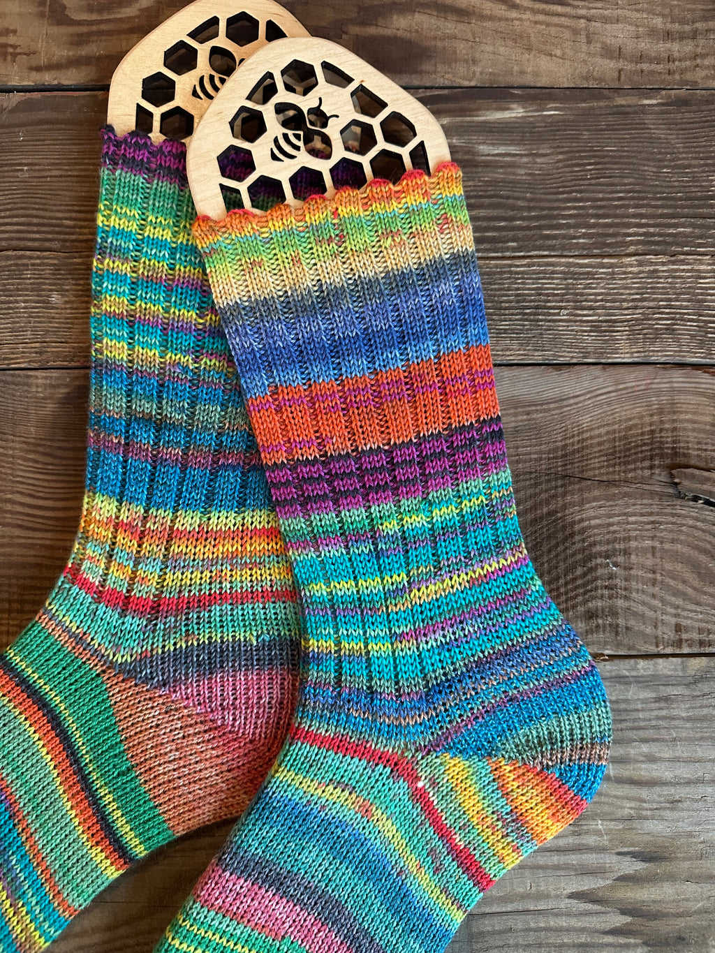 Scrappy and Colorful Merino Wool  Socks, HandMade, Luxurious Softness for Cold Weather, Thoughtful Gift for Loved Ones