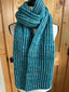 Vibrant Fishermans Rib Style, Handcrafted Accessories for Winter Warmth, Gift Idea, One of a Kind Knit Alpaca & Merino Wool Scarf,