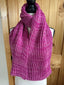 Handmade Chunky Knit Scarf, Fisherman’s Rib Merino Alpaca Wool, Cozy Cold Weather Wrap, Unique Winter Gift