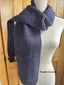 Textured Knitted Scarf - Cozy Handcrafted Knitwear for Winter Warmth - Perfect Gift for Her or Him