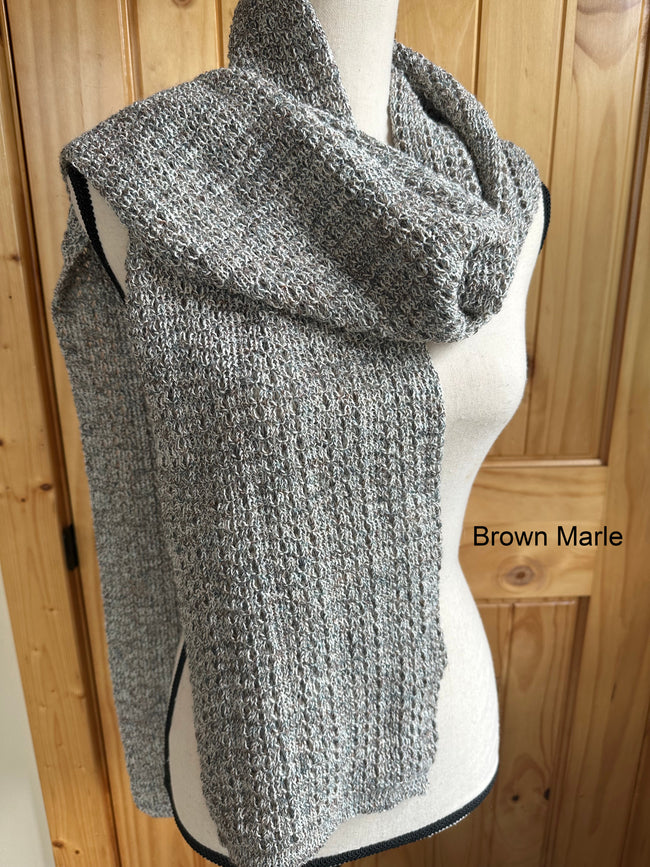 Textured Knitted Scarf - Cozy Handcrafted Knitwear for Winter Warmth - Perfect Gift for Her or Him Main Image