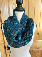 Wool Infinity Scarf Handmade, Cozy Loop Winter Accessory for Outdoor Styling, Gift for Women