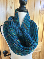 Wool Infinity Scarf Handmade, Cozy Loop Winter Accessory for Outdoor Styling, Gift for Women