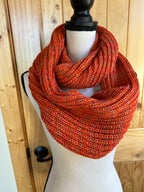 Handcrafted Wool Infinity Scarf, Warm Loop Scarf for Winter Weather, Outdoor Wear, Ideal Gift