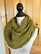 Wool Infinity Scarf Handmade, Cozy Loop Winter Accessory for Outdoor Styling, Gift for Women