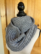 Wool Infinity Scarf Handmade, Cozy Loop Winter Accessory for Outdoor Styling, Gift for Women