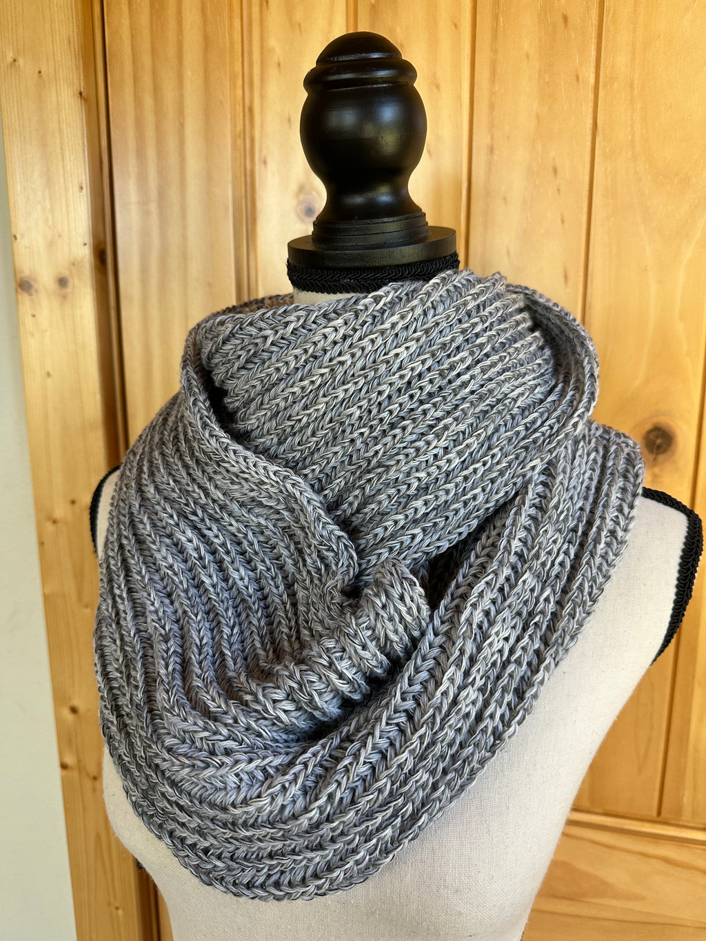 Wool Infinity Scarf Handmade, Cozy Loop Winter Accessory for Outdoor Styling, Gift for Women