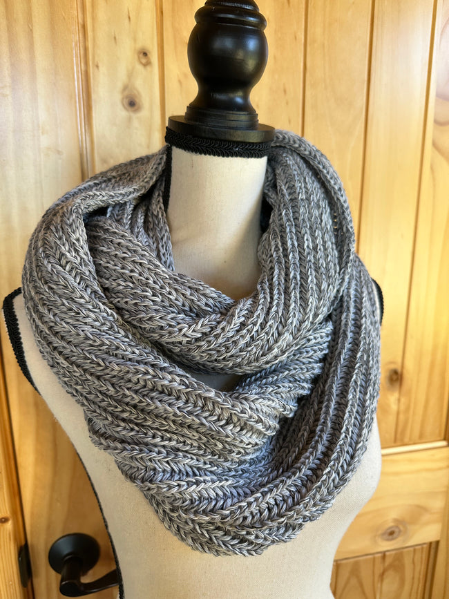 Wool Infinity Scarf Handmade, Cozy Loop Winter Accessory for Outdoor Styling, Gift for Women Main Image