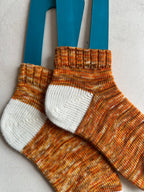 Whimsical Shortie Scrappy Handmade Wool Socks - Soft, Warm & Colorful Winter Socks for Women