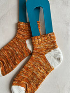 Whimsical Shortie Scrappy Handmade Wool Socks - Soft, Warm & Colorful Winter Socks for Women