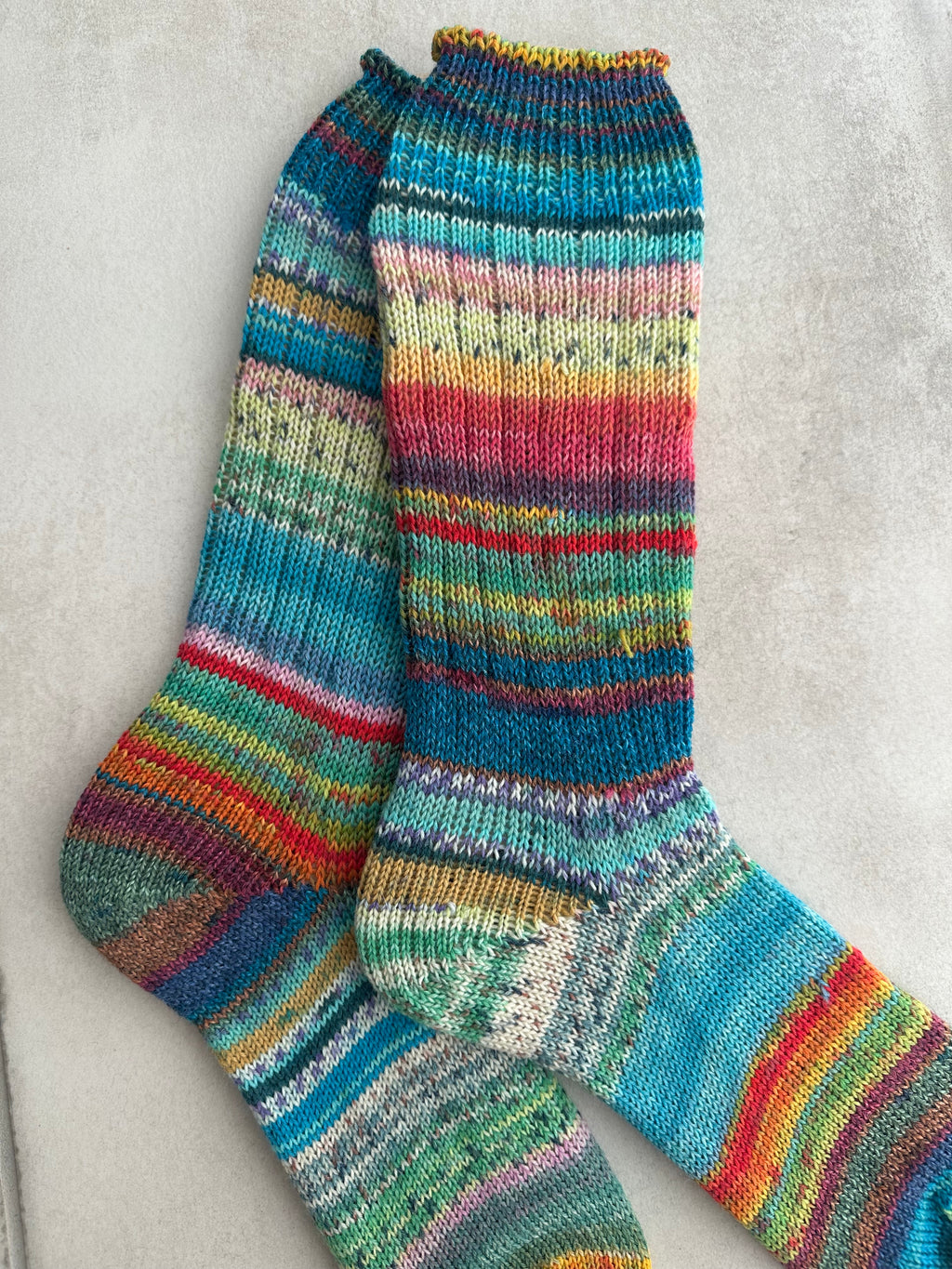 Colorful Scrappy Merino Wool  Socks, HandMade, Luxurious Softness for Cold Weather, Thoughtful Gift for Loved Ones