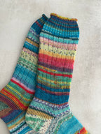 Colorful Scrappy Merino Wool  Socks, HandMade, Luxurious Softness for Cold Weather, Thoughtful Gift for Loved Ones