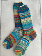 Colorful Scrappy Merino Wool  Socks, HandMade, Luxurious Softness for Cold Weather, Thoughtful Gift for Loved Ones
