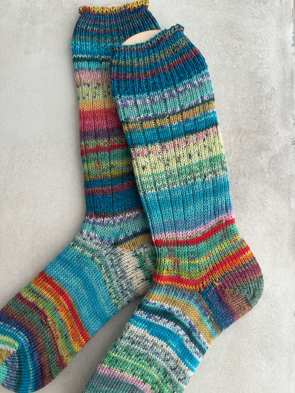 Colorful Scrappy Merino Wool  Socks, HandMade, Luxurious Softness for Cold Weather, Thoughtful Gift for Loved Ones