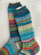 Colorful Scrappy Merino Wool  Socks, HandMade, Luxurious Softness for Cold Weather, Thoughtful Gift for Loved Ones