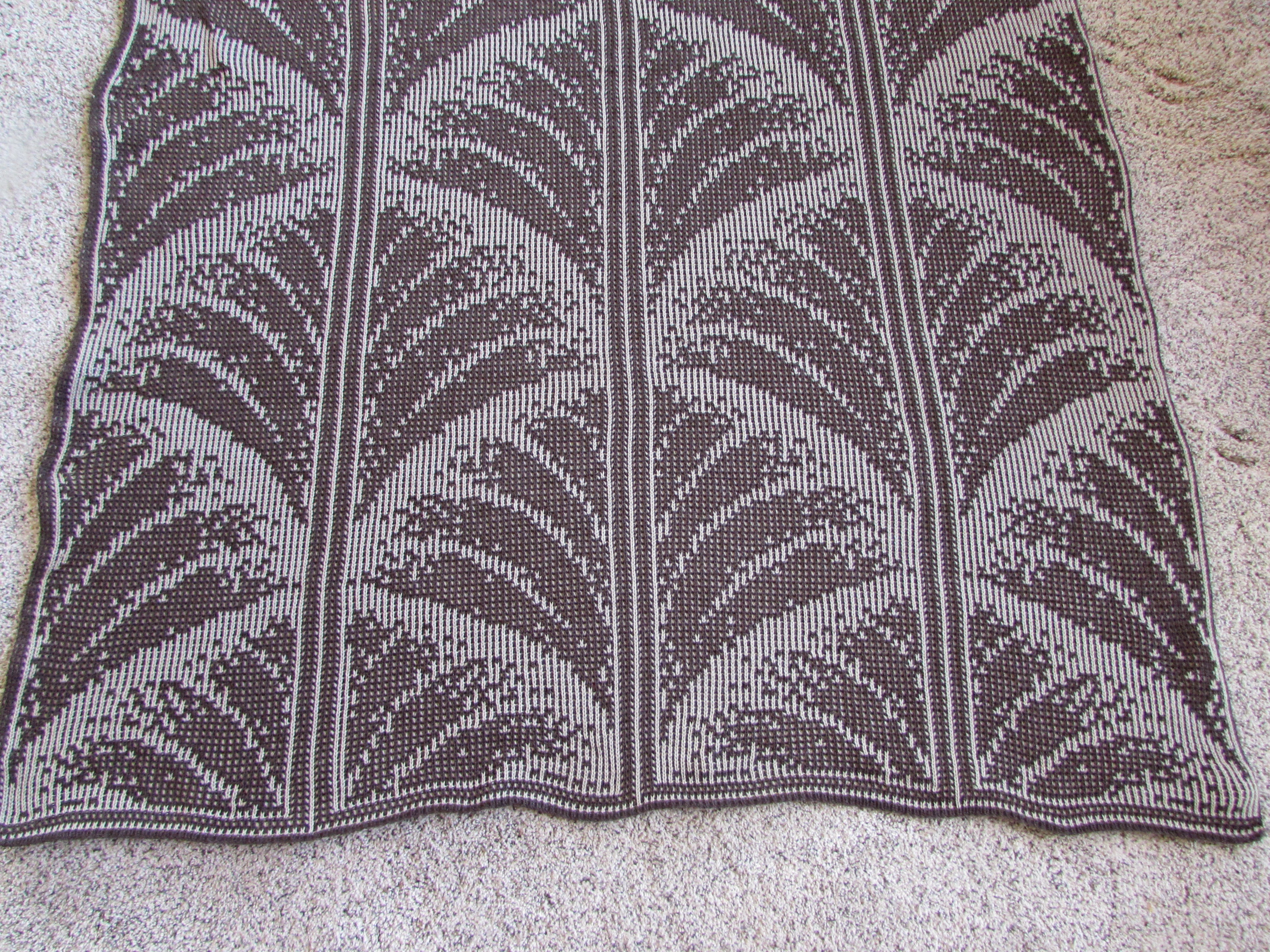 Knit Afghan Handmade Blanket, Cozy Soft Throw for Home Décor, Perfect Handmade Gift for Housewarmings or Birthdays