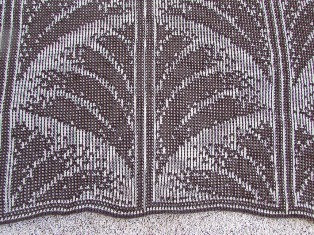 Knit Afghan Handmade Blanket, Cozy Soft Throw for Home Décor, Perfect Handmade Gift for Housewarmings or Birthdays