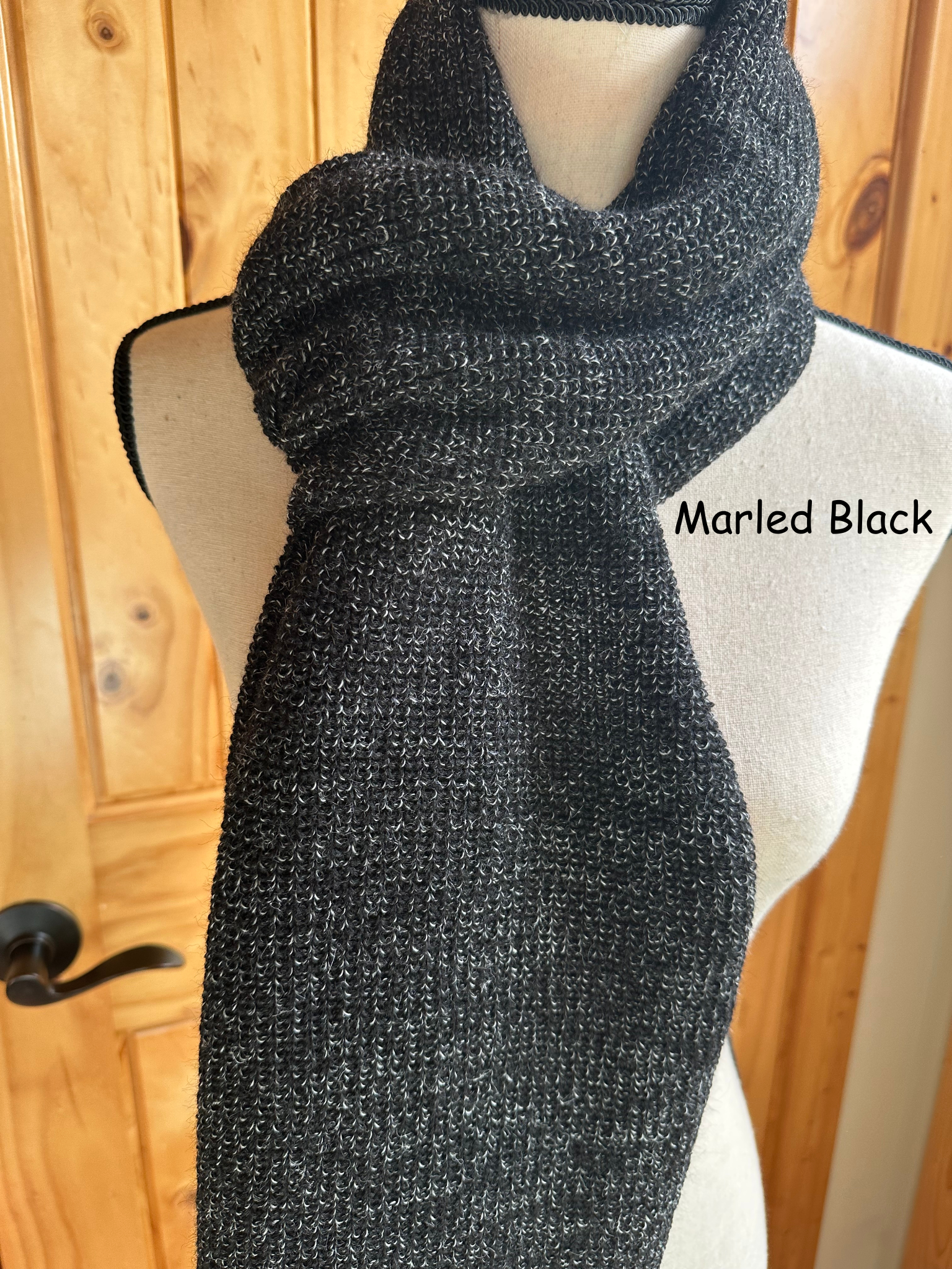 Fisherman's Rib Knitted Scarf - Cozy Handcrafted Knitwear for Winter Warmth - Perfect Gift for Her or Him