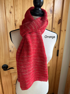 Fisherman's Rib Knitted Scarf - Cozy Handcrafted Knitwear for Winter Warmth - Perfect Gift for Her or Him