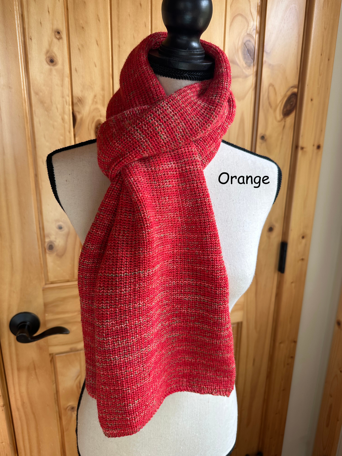 Fisherman's Rib Knitted Scarf - Cozy Handcrafted Knitwear for Winter Warmth - Perfect Gift for Her or Him