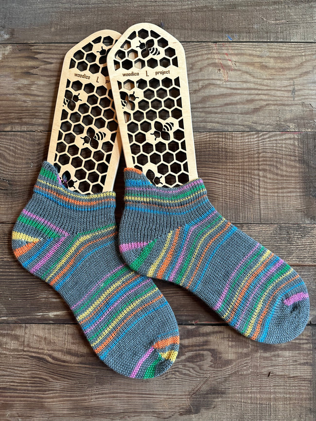 Cozy breathable ankle socks for everyday wear, Unique wool socks, short unisex tab socks, perfect gift for any wardrobe Hover Image