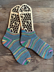 Cozy breathable ankle socks for everyday wear, Unique wool socks, short unisex tab socks, perfect gift for any wardrobe