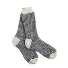 Cozy Winter Warm Wool and Angora Socks, Made with Merino Wool and Angora Yarn