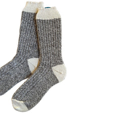 Cozy Winter Warm Wool and Angora Socks, Made with Merino Wool and Angora Yarn