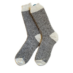 Cozy Winter Warm Wool and Angora Socks, Made with Merino Wool and Angora Yarn